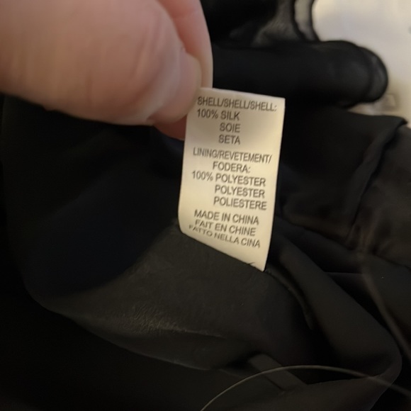 Halston Heritage Black Ruched Strapless Dress - Picture 4 of 4